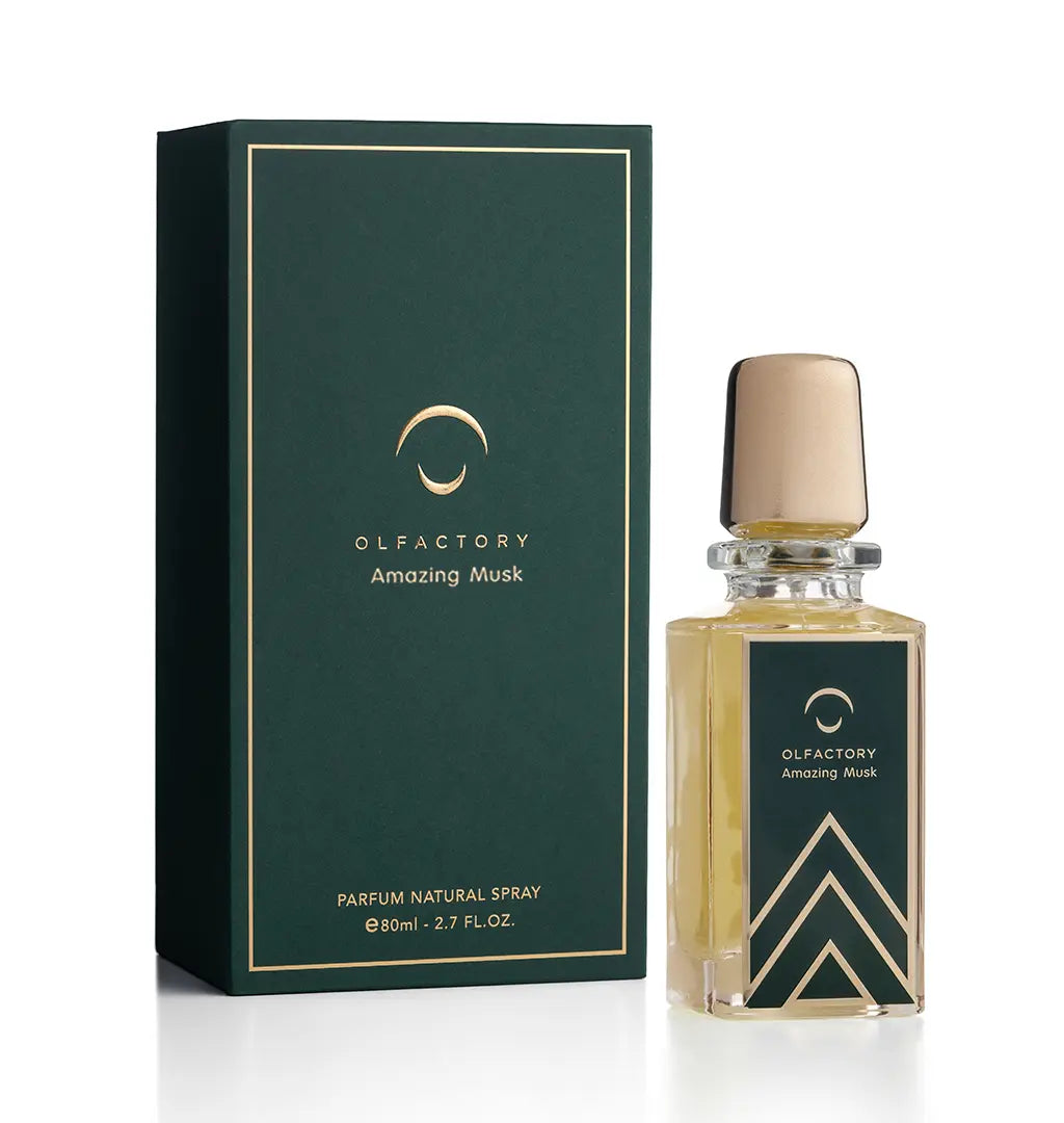 OLFACTORY FRAGRANCE AMAZING MUSK EAU DE TOILETTE FOR UNISEX 80ML